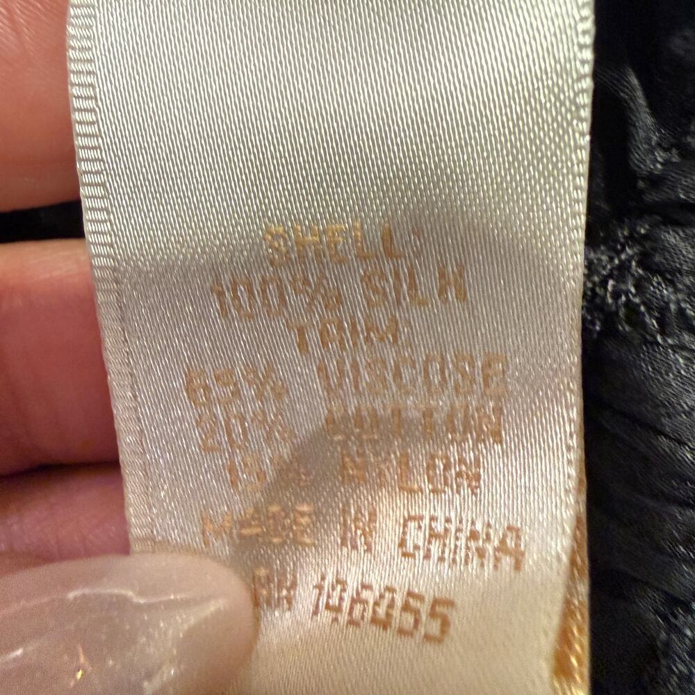 Gold Hawk Coco Black Lace Romper Silk Whimsigoth Sexy Medium Lace Luxury Chic - Picture 9 of 10